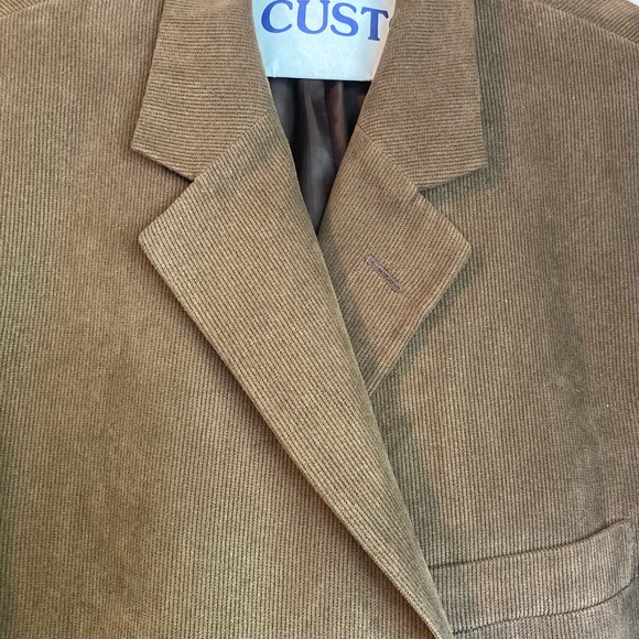 Andrew Fezza corduroy Jacket, Dark Brown - Picture 3 of 8